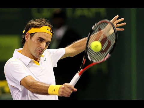 Roger Federer vs Jo-Wilfried Tsonga - Doha 2011 Semifinal: Highlights