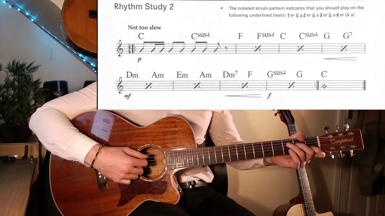 LCM Grade 3 Rhythm Study For Acoustic Guitar Exam