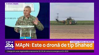MApN oferă explicații despre drona care a fost doborâtă în România de un avion F-16