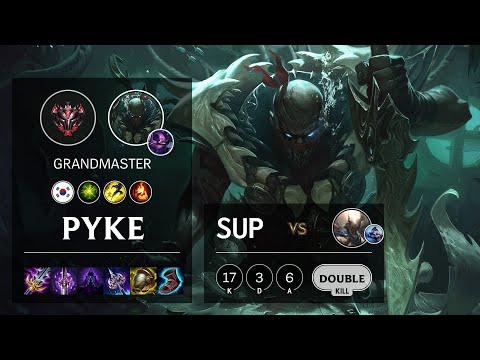 Pyke Support vs Pantheon - KR Grandmaster Patch 10.14