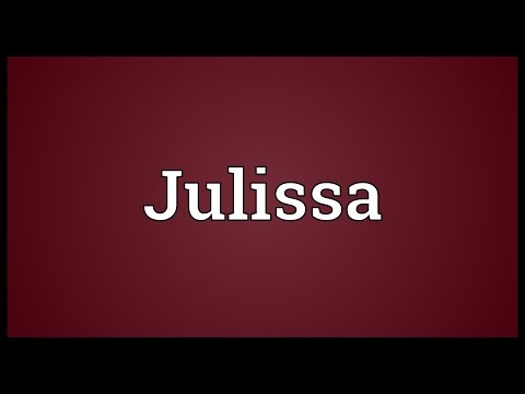 Julissa Meaning