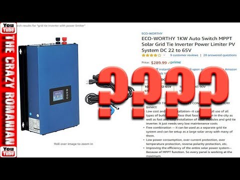 What is it and How it works? Solar Grid tie inverter with power limiter