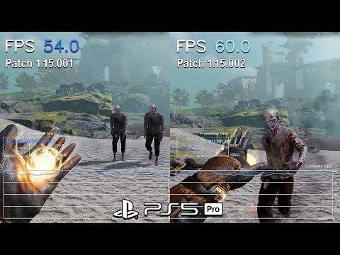 Tainted Grail: The Fall of Avalon - PS5 Pro Frame Rate Comparison (Patch 1.15.001 vs 1.15.002)