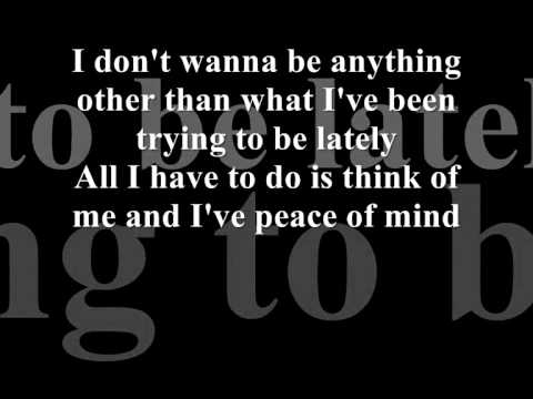 I Don't wanna Be video