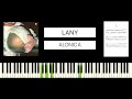 LANY - Alonica (BEST PIANO TUTORIAL & COVER)