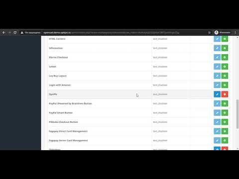 Видео инструкция по настройке модуля OpenCart