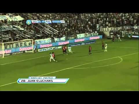 Gol de Eluchans Quilmes 0 Rafaela 1 Torneo Final 2013 Fecha 4 golesya.com