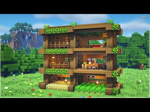 타놀 게임즈-Tanol Games -  ⚒️Minecraft |  How To Build a Survival Set Wooden House - Minecraft Building: Build a Survival Set Wooden House