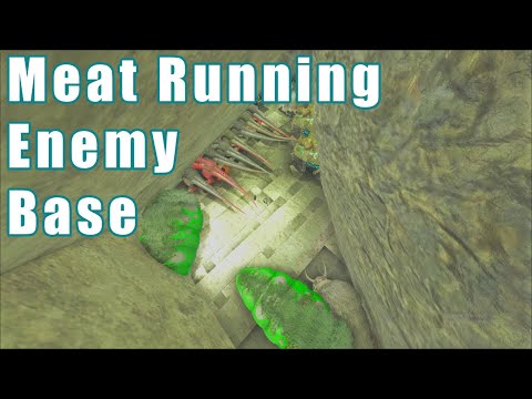 Ark Mts Pvp: Meatrunning Hidden Ceiling Base