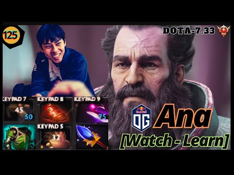 Attacker Kunkka 1 vs 9 KDS 13-5-25 Dota 7.33 | Ana Stream Moment 121