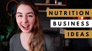 6 Online NUTRITION BUSINESS Ideas (you can start from anywhere!)