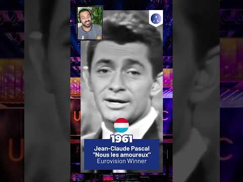 Eurovision 1961 Luxembourg: Jean-Claude Pascal - "Nous les amoureux" | WINNER | 3 WORDS REACT #short