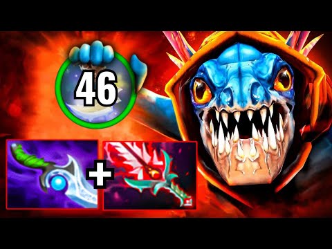 OMG 37Kills with 46 Agility Permanent Stacks Insane Burst Bloodthorn + Diffusal Blade 🔥 Slark Dota 2