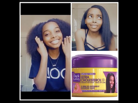 DIY: Dark n Lovely Ultra Cholesterol Treatment.