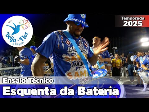 Beija-Flor 2025 | Esquenta da Bateria - Ensaio Técnico |  Samba ao vivo #ET25