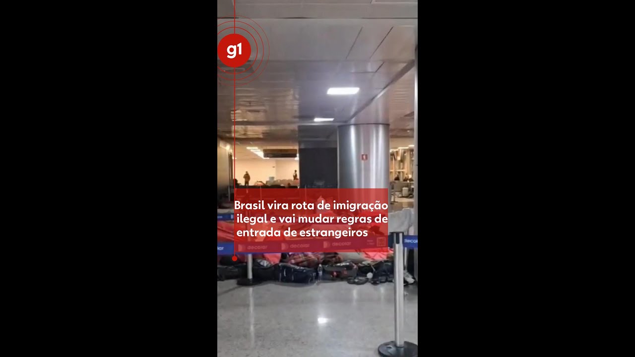 Brasil vira rota de imigração ilegal e vai mudar regras de entrada de estrangeiros | #g1 #noticias