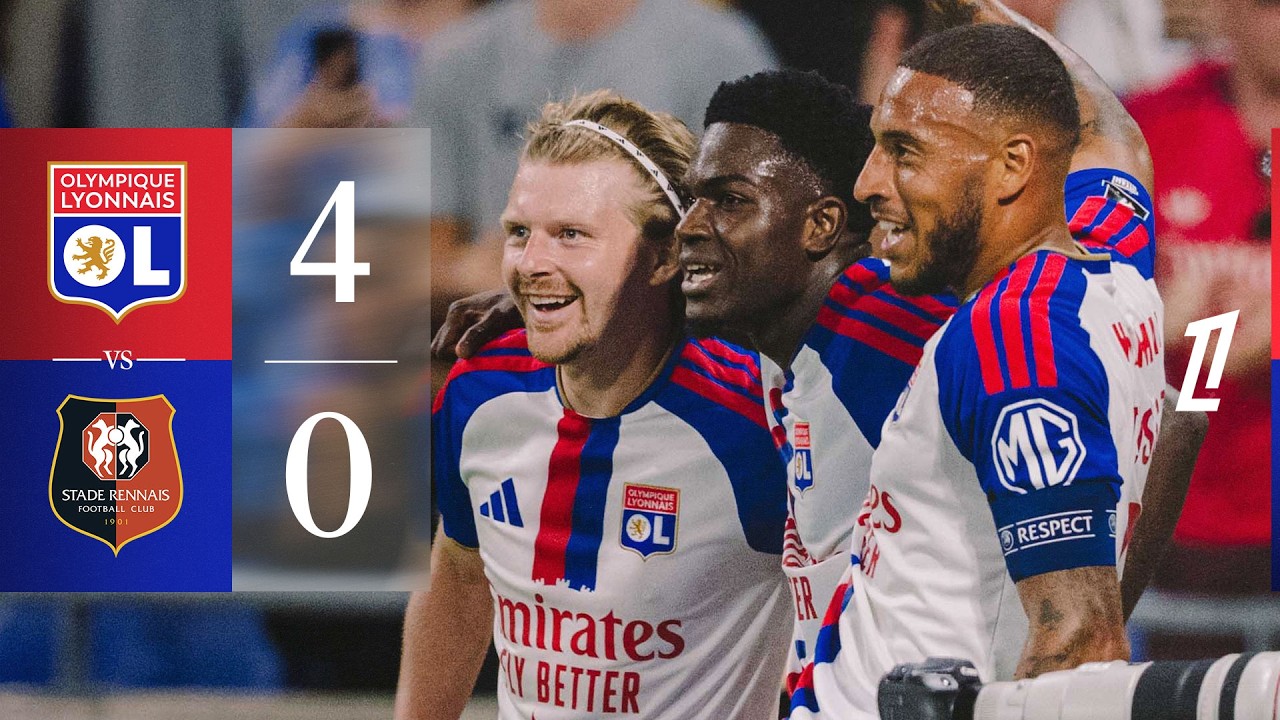 Olympique Lyonnais 4 - 0 Stade Rennais FC 1901 highlights