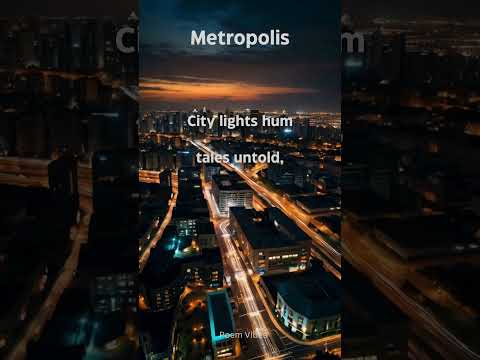 Metropolis #creativewriting #motivation #spokenpoetry