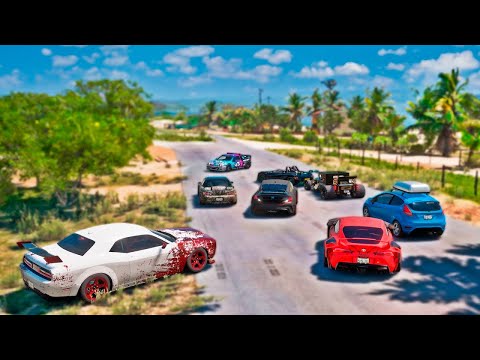 O MAIOR ESCONDE-ESCONDE DO MUNDO EM FORZA HORIZON 5 - NÃO VAI ACREDITAR NO QUE ACONTECEU