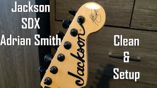 Video thumbnail for Jackson SDX Adrian Smith Model | Clean & Setup by Bob's Guitar Mods