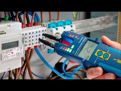 PAN Allrounder 200AD Stromzange -Multimeter -Kontaktloser Spannungsprüfer -Drehfeldrichtungsanzeige