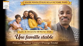 Une famille stable. / Pasteur Constant Efwanga Essueyi