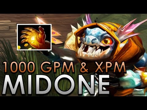 Midone's Slark with 1000 GPM & XPM | Dota 2 Full Game 7.14