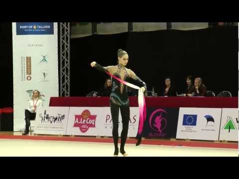 Miss Valentine 2013 FIG RG World Cup 9.2.2013 Ribbon Carmel Kallemaa EST (OC)