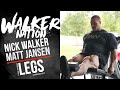 Nick Walker | Leg day with Matt Jansen [5 weeks out]