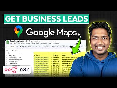 How I Extracted 100+ Leads from Google Maps Using AI Agent | n8n Workflow