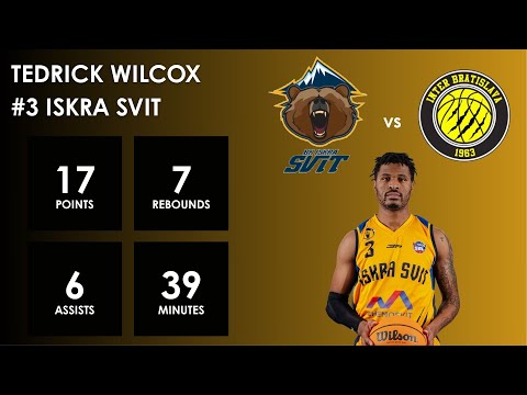 Tedrick Wilcox | Iskra Svit vs Inter Bratislava (1.22.2025)