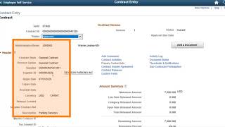 Update the Transactional Contract Document