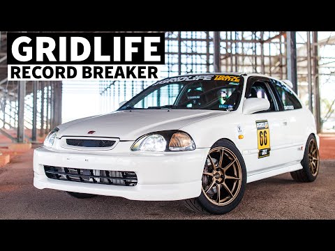 2,300lb K24 Swapped Civic Time Attack Car is a Lightweight Time Attack Machine