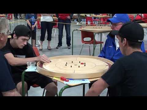 2019 World Crokinole Doubles - Tracey/Tracey v Lea/Smith