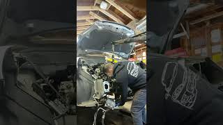 Engine removal on 2011 GMC Acadia Part 1