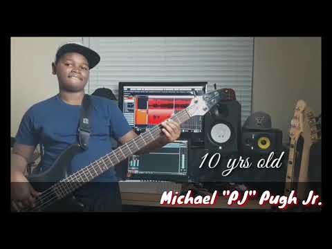 10 yr old bass cover Never Again by James Fortune