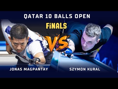 🔥Jonas Magpantay 🆚 Szymon Kural QATAR 10 Balls Open FINALS🎱🎱🎱