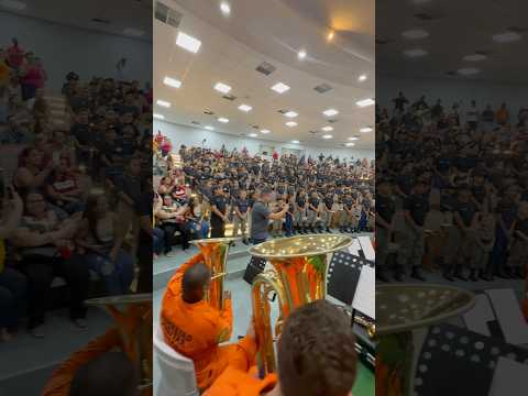 Banda de Música do CBMGO e Projeto Segurart em Senador Canedo - GO