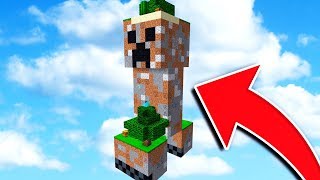 SURVIVING ON A CREEPER IN MINECRAFT!