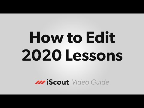 How to Edit Customizable Lessons (formerly called 2020 Lessons)
