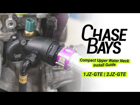 Compact Upper Water Neck for Toyota 1JZ-GTE & 2JZ-GTE Install Guide