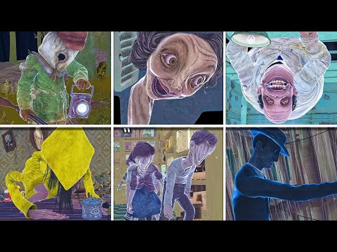 Little Nightmares 2 - All BOSSES in BRIGHT Mode 4K