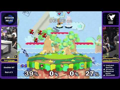 Wisdom Melee - Doubles Winners Finals: Ginger/Spark vs JCubez/Brazmonkey
