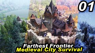 The Start of a New Medieval City in FARTHEST FRONTIER Survival 1.0 FULL RELEASE | Lets Play Part 01