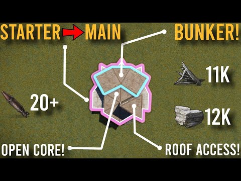 RUST - EXPANDABLE RUST BUNKER BASE - Rust Building 4.0