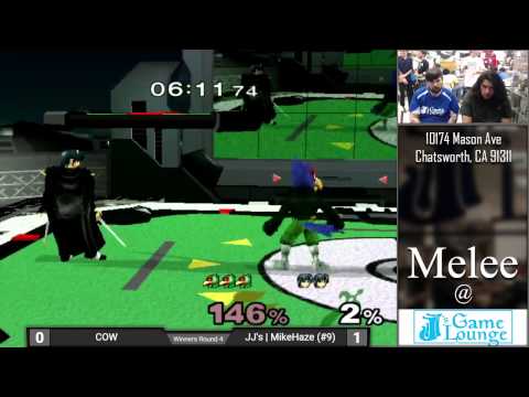 Melee at JJ's #19 - COW (Falco) vs. JJ's|MikeHaze (Marth) - Winners Round 4