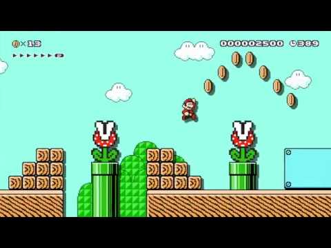 Super Mario Maker Levels: "Piranha Spouts"