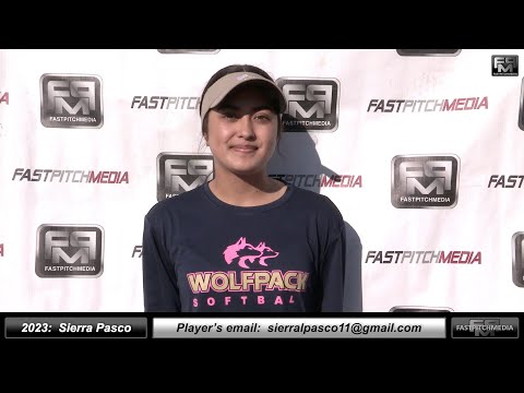 2023 Sierra Pasco First Base and Outfielder Softball Skills Video