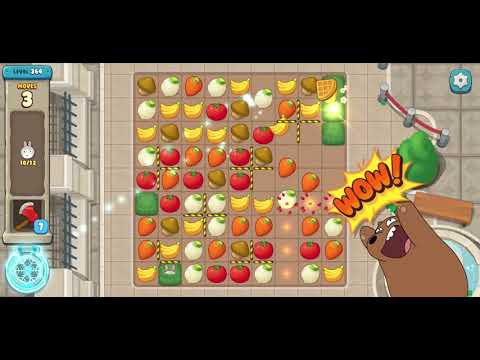 We Bare Bears Match3 Repairs Level 364 - No Boosters