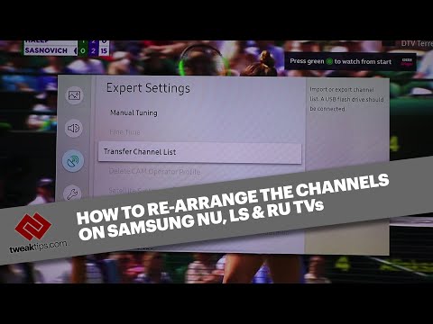 HOW TO CHANGE SAMSUNG TV CHANNEL LIST IF 'EDIT CHANNEL' OR 'RENAME CHANNEL' OPTION IS DISABLED